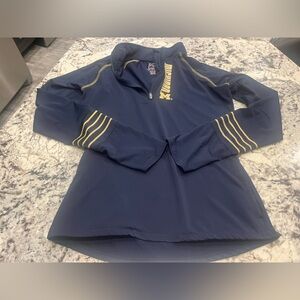 Women’s medium Pro Edge by Knight’s Apparel U of Michigan fitted quarter zip